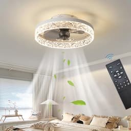 Moderne Plafondventilator met Verlichting en Afstandsbediening - Dimbaar en Stil — thumbnail 5