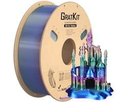 3D-printer filament 1.75mm Rainbow Silk PLA - Veelkleurig en Nauwkeurig