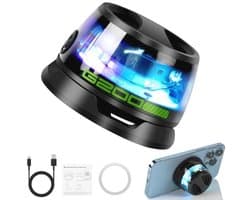 Bluetooth Draagbare Luidspreker met RGB Verlichting en Telefoonhouder