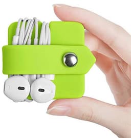 Oordoppen Organizer en Kabel Winder voor Hoofdtelefoon - Siliconen Koordbeheerder - Praktisch & Stylish — thumbnail 4