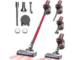 Draadloze Stofzuiger met 25 kPa Zuigkracht en 2 Reinigingsmodi