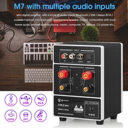 HiFi Dual MIC Digitale Versterker met Bluetooth en USB-speler — thumbnail 2