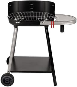 Vulcano 2000 houtskoolbarbecue met gietijzeren kuip en verchroomd stalen rooster — thumbnail 3