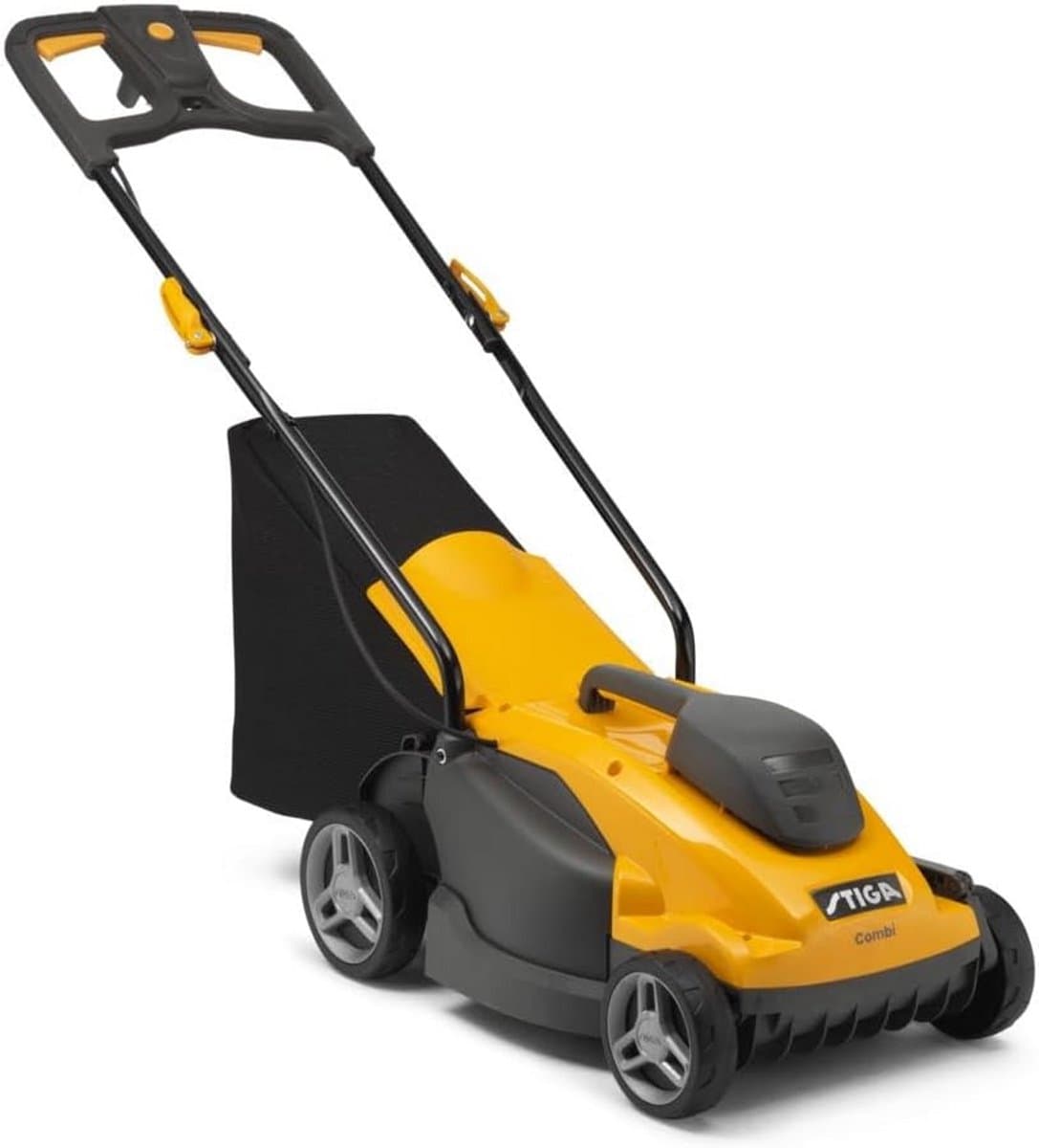 Elektrische Grasmaaier 1400W - 34cm Snijbreedte - 6 Hoogtes - Inclusief Mulchfunctie — afbeelding 1