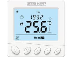Programmeertbare Wi-Fi thermostaat W350, 16A, 230 V, Wit