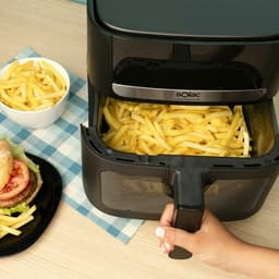 Solac FA1801 Enkel 8 l Vrijstaand 1800 W Heteluchtfriteuse Zwart — thumbnail 3