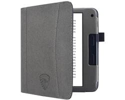 Hoesje Geschikt voor Kobo Libra 2 Sleepcover Luxe Hoes Petroleum Grijs - ereader hoesje - cover