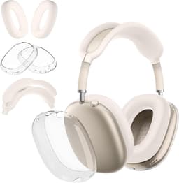 Allecta - Siliconen Beschermhoes voor Earpads van AirPods Max, Earcup Cover Protector - Sterrenlicht Blauw - Duurzaam en Beschermend — thumbnail 1