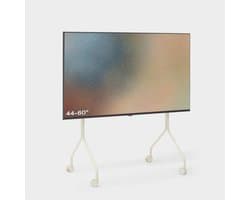TV-standaard met Wieltjes voor 40 tot 70 inch Televisies - Oprolbare Televisiestandaard voor Woonkamer