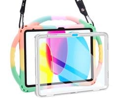 Kindvriendelijk Kinderhoesje voor 10,9 inch iPad 10e generatie - Schokbestendig, met Schermbeschermer en Handgreep
