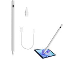 OKWISH Styluspennen - Draadloze Stylus Met Magnetische Functie, Compatibel Met Apple Pencil 2e Generatie, Oplaadbare Stylus Voor Tekenen En Notities - ABS, Wit