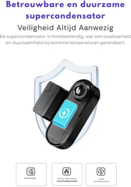 Dashcam Auto met 4K Camera Voor en Achter met 64GB SD Kaart - GPS - Dual Dashcam - DDPAI N5 — thumbnail 4