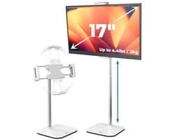 Verstelbare Tabletstandaard voor Bureau - Ideaal voor iPads, Telefoons en E-readers - 360 Graden Rotatie en Hoogte Verstelbaar