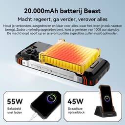 Blackview XPLORE 1 Pro - Robuuste Smartphone - 5G - 48GB RAM - 512GB ROM - 6.78 inch - Robuuste Telefoon - Nachtzicht - Android 15 - NFC - GPS - Zwart — thumbnail 12