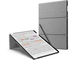 Beschermhoes voor Remarkable Paper Pro 2024 11.8" - Lederen Trifold Stand met Pensklem en Auto Slaap/Wek Functie