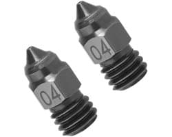 3D Printer Nozzles - 0.4Mm Gehard Staal Compatibel met Diverse 3D Printers