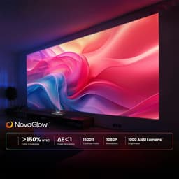 Yaber K300S Beamer – Ultra Short Throw Projector – 1000 ANSI Lumen – Full HD 1080p – Sound by JBL – Smart Projector met Google TV – Wi-Fi 6 & Bluetooth – Compacte Thuisbioscoop — thumbnail 5