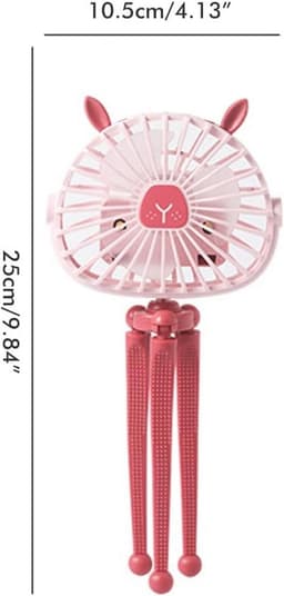 360° Rotating Handheld Fan - Ultra Quiet Clip-on Fan voor Strollers en Personal Gebruik — thumbnail 1