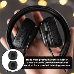 1 Paar Geheugen Schuim Earpads - Earpads voor Marshall Major III - Vervangende Earpads voor Marshall Major 3 Bedrade/Draadloze Bluetooth On-Ear Koptelefoons — thumbnail 3