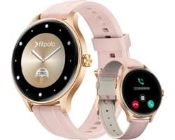Dames Smartwatch met HD Scherm, Bellen en AI Assistent, 120+ Sportmodi, IP68 Waterdicht