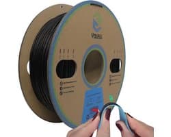 Geleidend TPU 3D-printer filament 1,75 mm Zwart 1 kg voor 3D-printers en pennen