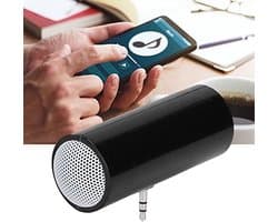 2 mini-luidsprekers, megafoons - zwart