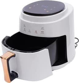 Quvo® Mini Airfryer - Heteluchtfriteuse - Airfryer - Wit - ‎26cm x 25cm x 30 cm — thumbnail 2