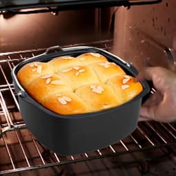 Vierkante Bakvorm voor Heteluchtfriteuse met Antiaanbaklaag — thumbnail 2