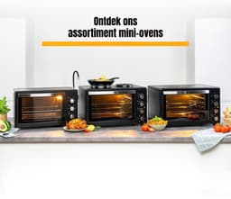 REN® Heteluchtoven - Oven - Airfryer Oven - Zwart - 56cm x 41cm x 35cm — thumbnail 8