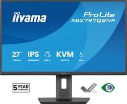 iiyama ProLite XB2797QSNP-B1 - 27 inch - QHD - IPS - USB-Hub (4x) - Verstelbaar - USB-C Dock - 96w power delivery — thumbnail 5