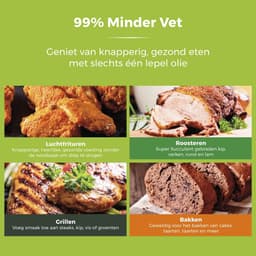 Dubbel Mand Airfryer 9L met 10 Voorgeprogrammeerde Instellingen en 1800W Vermogen — thumbnail 5