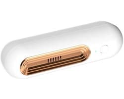 Luchtreiniger - Air purifier - 1 gouden mini-luchtreinigers - 14.5*4.3 cm -Stille werking - 2 werkmodi - sterilisatie en deodorisatie - Geschikt voor koelkasten, keukens, kasten, kamers, huisdieren en auto's