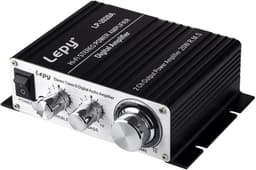 Compacte HiFi Stereo Versterker - 2x20 Watt - Zwart - Geschikt voor MP3, Telefoon en DAC — thumbnail 3