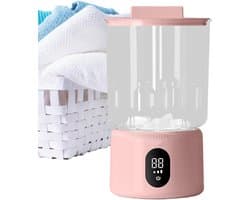 Onderbroek Wasmachine - Mini Wasmachine - Draagbaar Wassen - Draadloos Ontwerp - 14x14x14cm