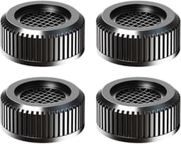 Wasmachine Trillingsvoeten - Antislip Pads - Apparaten Stabiliseren - Universeel Toepasbaar - 4 stuks - Zwart — thumbnail 1