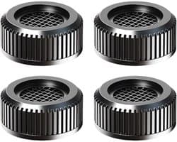 Wasmachine Trillingsvoeten - Antislip Pads - Apparaten Stabiliseren - Universeel Toepasbaar - 4 stuks - Zwart