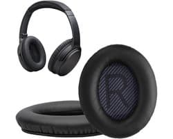 kwmobile 2x oorkussens geschikt voor Bose Quietcomfort 35 35II 25 15 / QC35 QC35II QC25 QC15 - Earpads voor koptelefoon in zwart