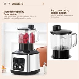 Keukenmachine - 3-in-1 - 9500W - 8 Messen - 4 Messen — thumbnail 2