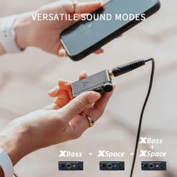 Draagbare Bluetooth DAC en Hoofdtelefoonversterker met Hi-Res Audio — thumbnail 3
