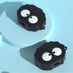 Allecto - Siliconen beschermhoes - Huawei FreeBuds SE 4 ANC - Schattig - Grijs - Sleutelhaak - Compatibel met Huawei FreeBuds SE 4 ANC - Siliconen beschermhoes met sleutelhaak — thumbnail 5