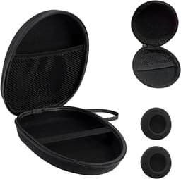 Set van 4 Hoofdtelefoon Beschermhoezen en Opbergdozen Zwart EVA — thumbnail 1