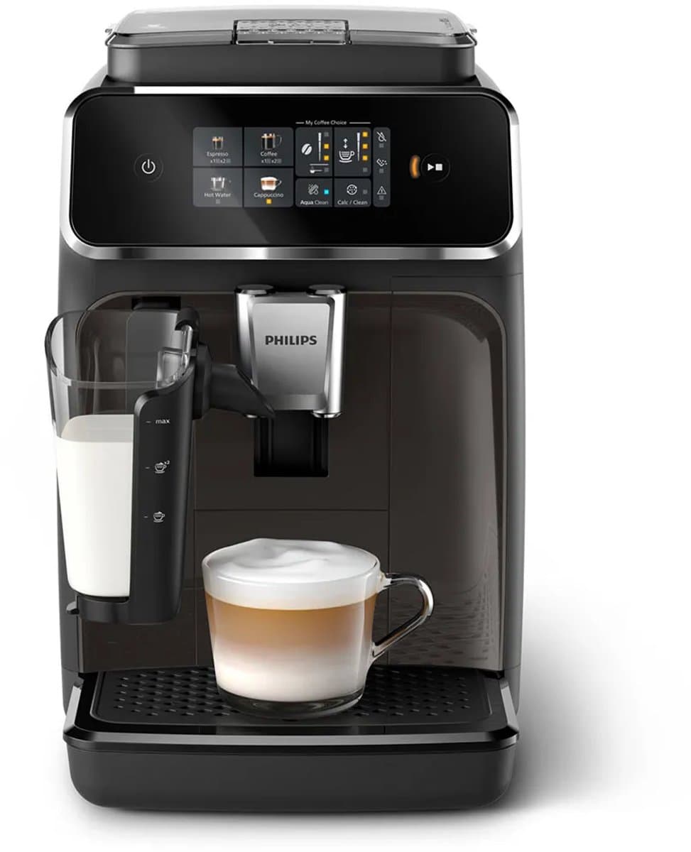Philips 2300 Series - Espressomachine - 4 Verschillende Dranken - 4 Verschillende Dranken - LatteGo Melksysteem - 40% Stiller - AquaClean Filter - Volautomatisch - Zwart - Koffiemachine met bonen - EP2334/10 — afbeelding 1