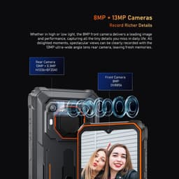Blackview BV6200 Pro Robuuste Smartphone 4G - 12GB RAM - 128GB - 6,56 inch - 13000mAh - IP68/IP69K Outdoor telefoon - Dual SIM - Android 14 - NFC - GPS - Zwart — thumbnail 10