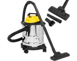 Stofzuiger Nat Droog - Waterstofzuiger Vuilzuiger - Klus Klusjes Huis - Grote 20L Tank - 1200 Watt Vermogen