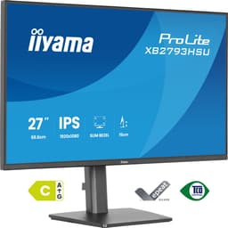 iyama ProLite XB2793HSU-B1 - 27 inch - Full HD - IPS - USB-Hub (2x) - verstelbaar — thumbnail 1
