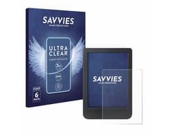 Savvies - Screenprotector voor Kobo Clara Colour - Folie Beschermfolie transparant 6 Stuks