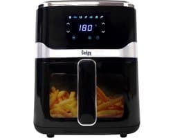 Heteluchtfriteuse met Zichtraam 5L - XXL Airfryer 1400W - Digitale Touchscreen