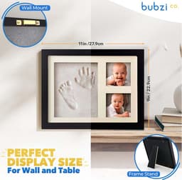Set voor Hand- en Voetafdruk Babycadeau - Vingerafdruk Lijst Aandenken — thumbnail 4