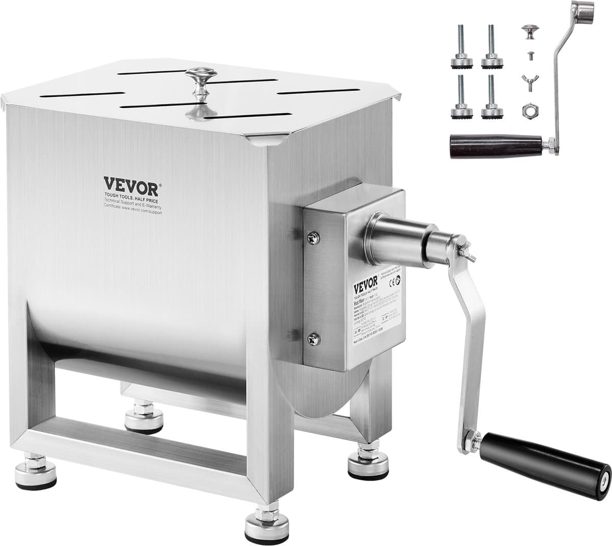 VEVOR Vleesmixer Handmatig 15l Mengmachine voor Vleesverwerking Gehakt — afbeelding 1