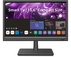 Kleine HD 1080P Smart TV met WebOS, ATSC/HDMI/USB/AV-tuner voor Camper of Keuken